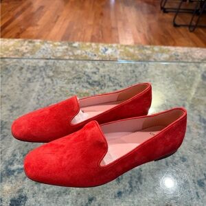 J. Crew Vibrant Red Women's Flats